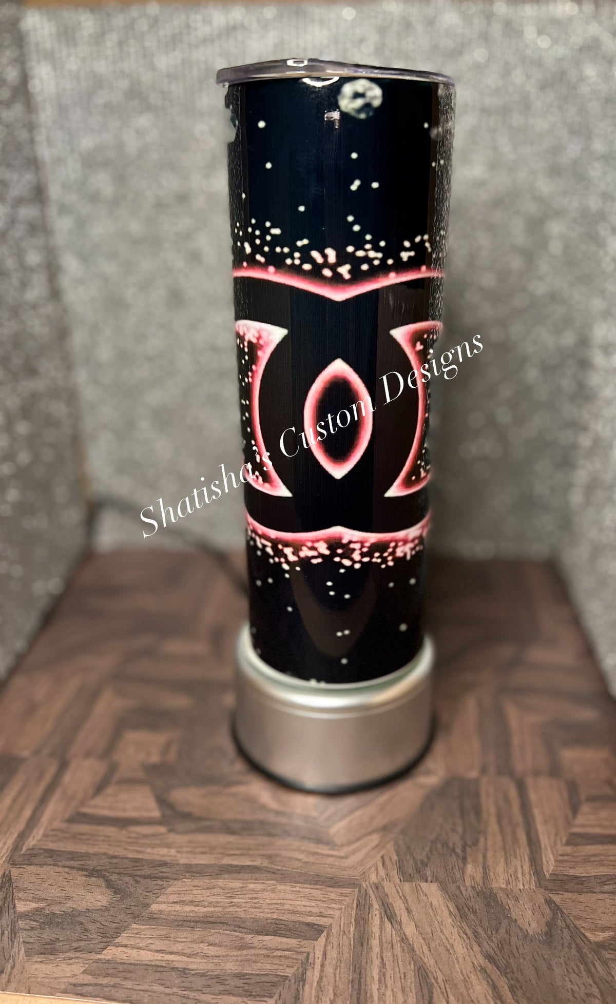 Pink & Black Double-C – 20 oz Ready-to-Ship Tumbler