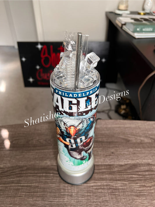 Philadelphia Eagles – Green Design – 20 oz Ready-to-Ship Tumbler