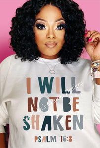 I will not be shaken