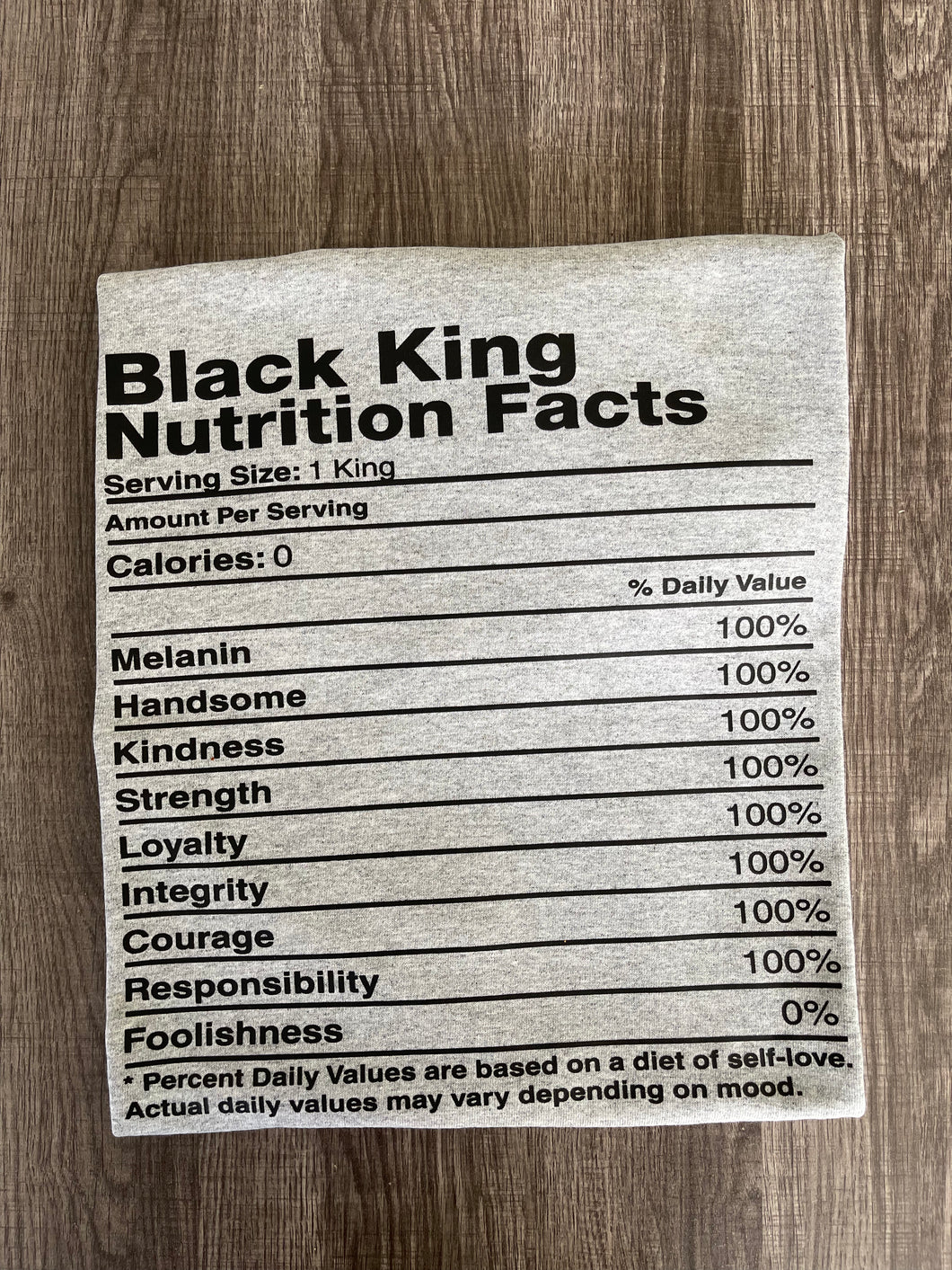 Black King Nutrition Facts